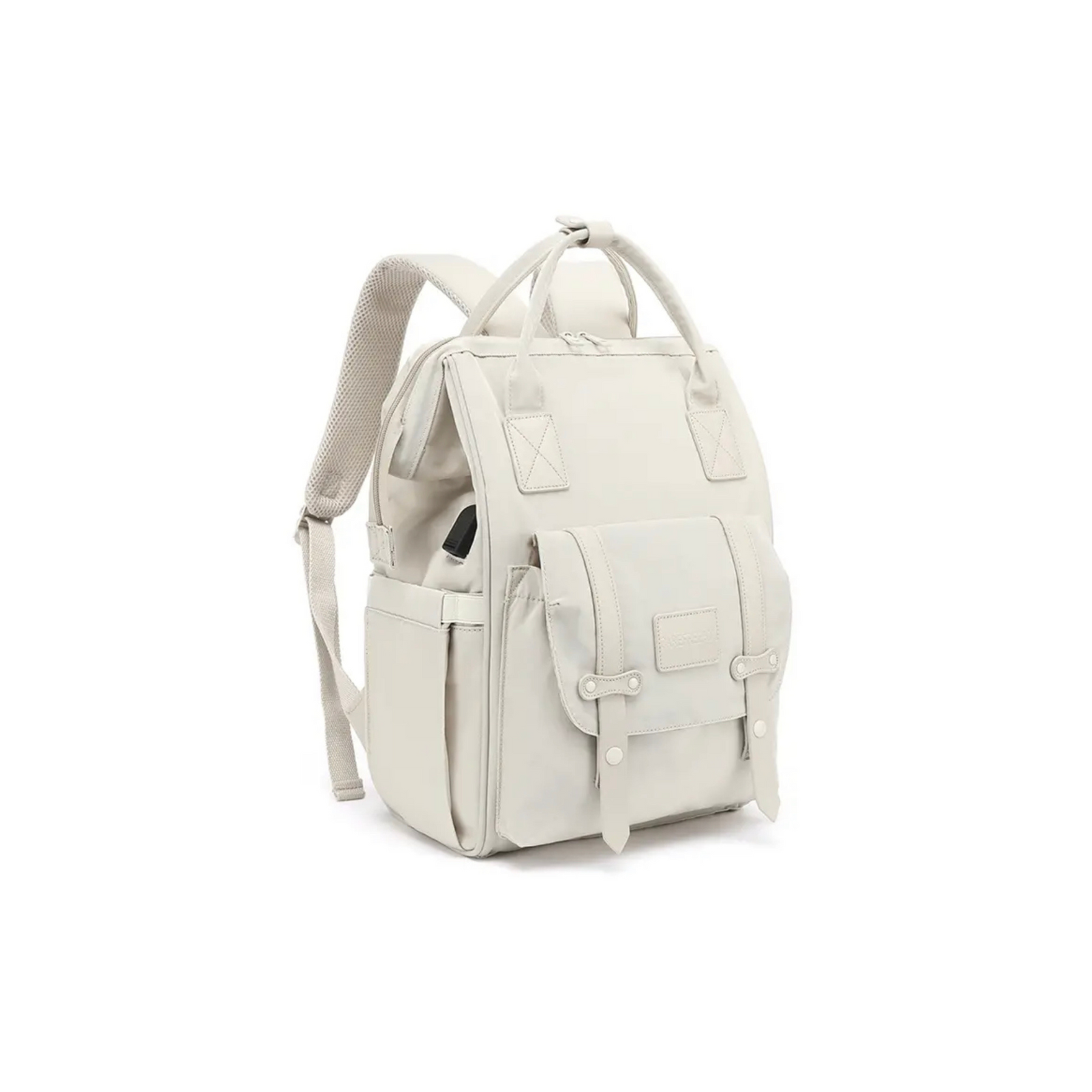 (Backpack) Wickelrucksack Beige (personalisierbar)